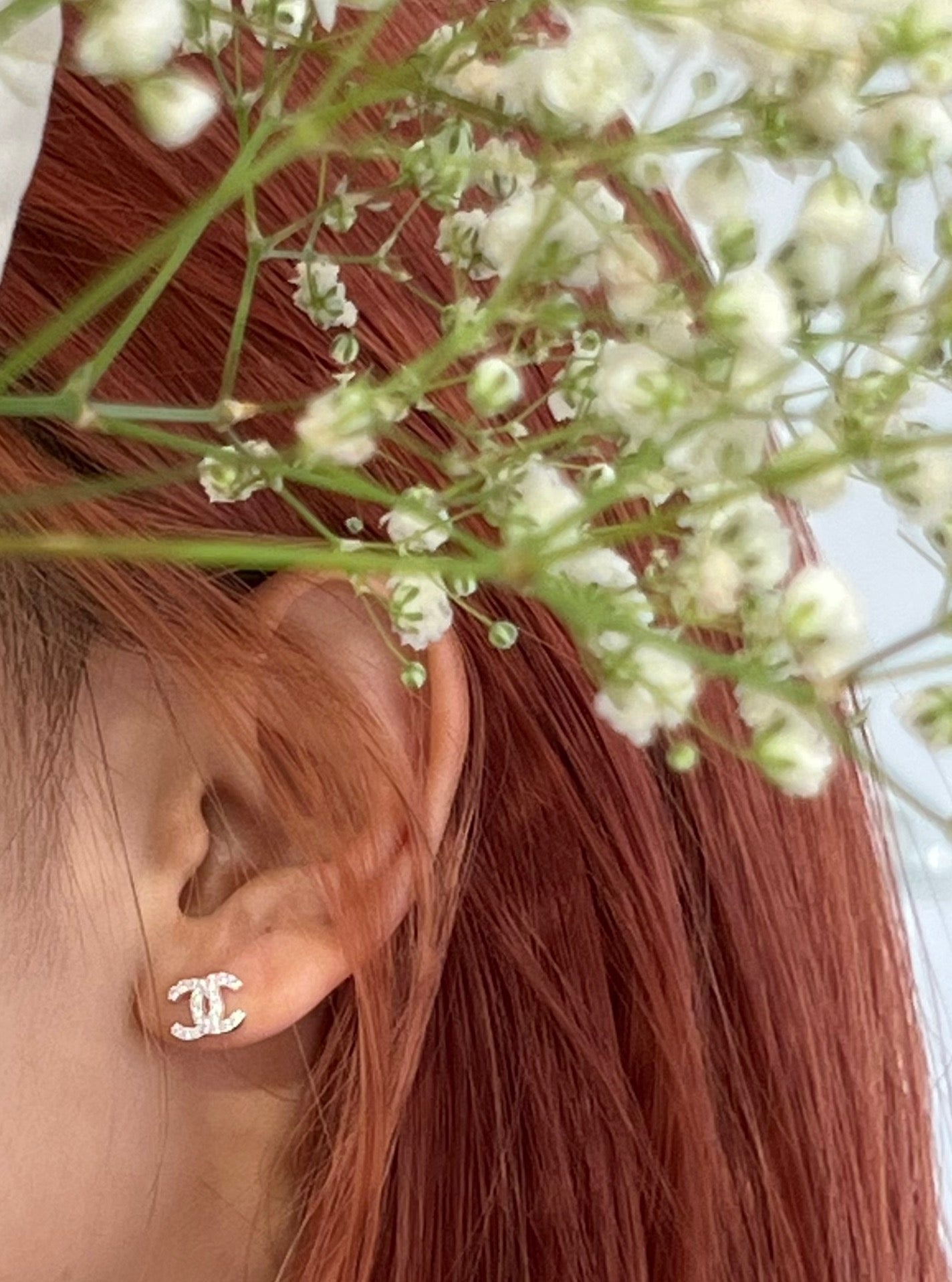 Coco's Shimmer Icon Chanel Ear Studs